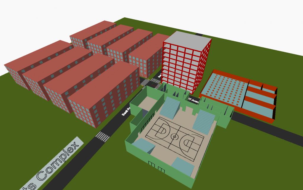 Sports Complex: Alternative 3
